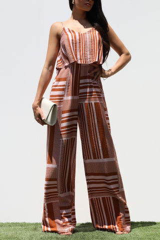 Ruffled Woven Jumpsuit