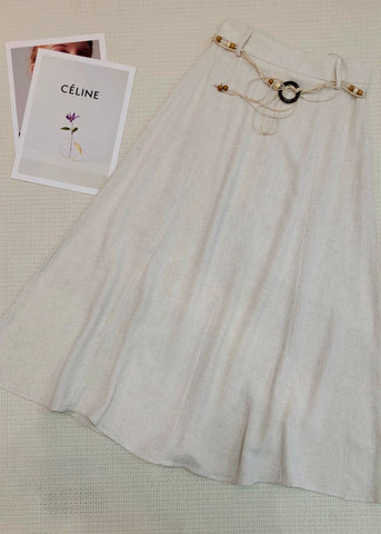 Linen Maxi Skirt