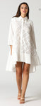 High Low White Dress Gracia
