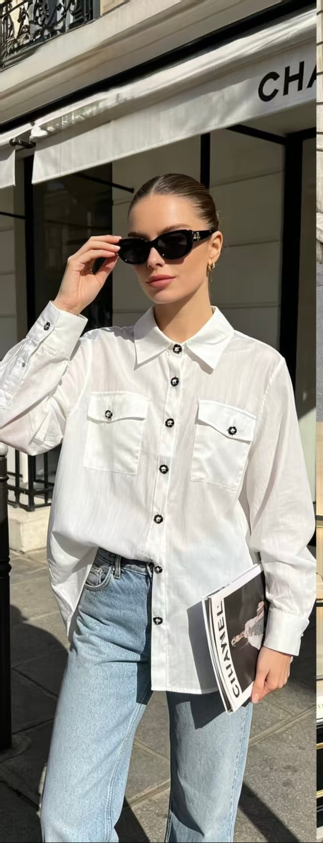 Sheer White Top