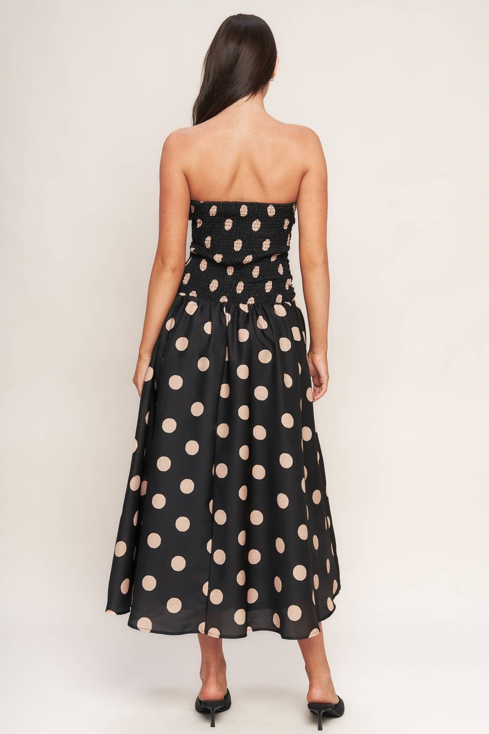 Strapless Midi Dress
