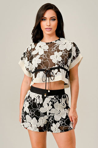 Lace Crop Top