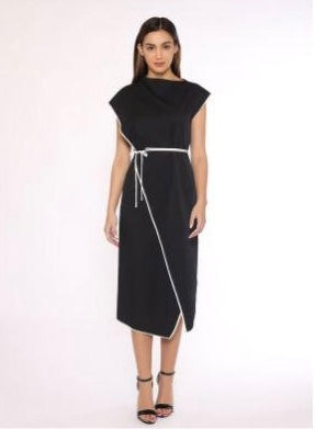 Midi Dress White&Black