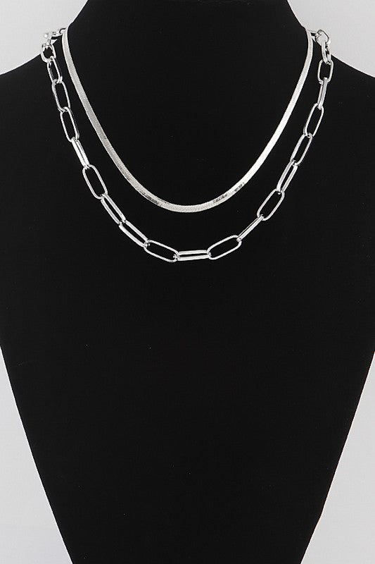 Simple Multi Chain Necklace