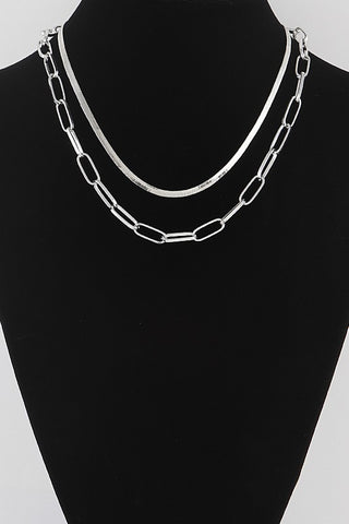 Simple Multi Chain Necklace