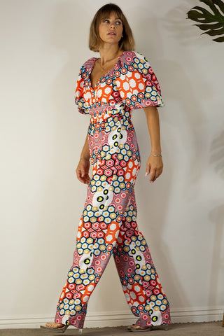 PRINTED JUMPSUIT