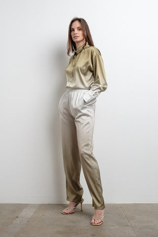 Satin Ombre Pants