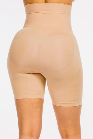 Seamless waist control shorts