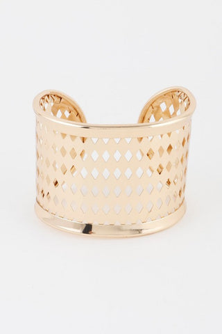 Diamond Cut Cuff Bracelet