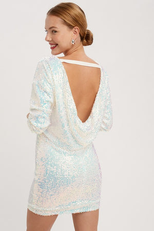 Sparkling Shine Mini Knit Dress