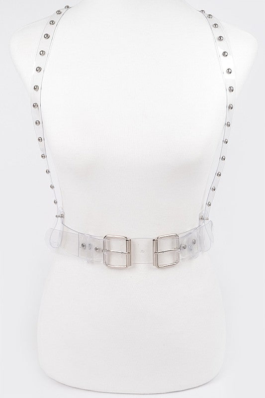 Clear Body Buckle Belt