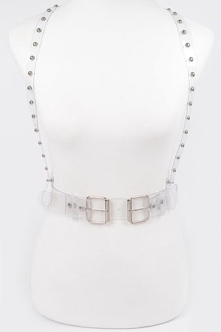 Clear Body Buckle Belt