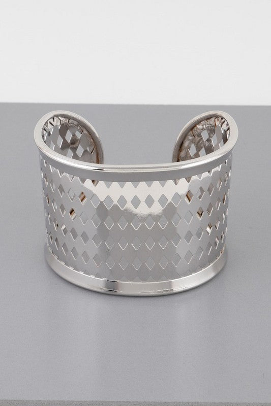 Diamond Cut Cuff Bracelet