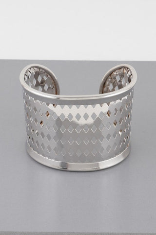 Diamond Cut Cuff Bracelet