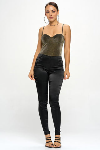 GLITTER MESH BODYSUIT