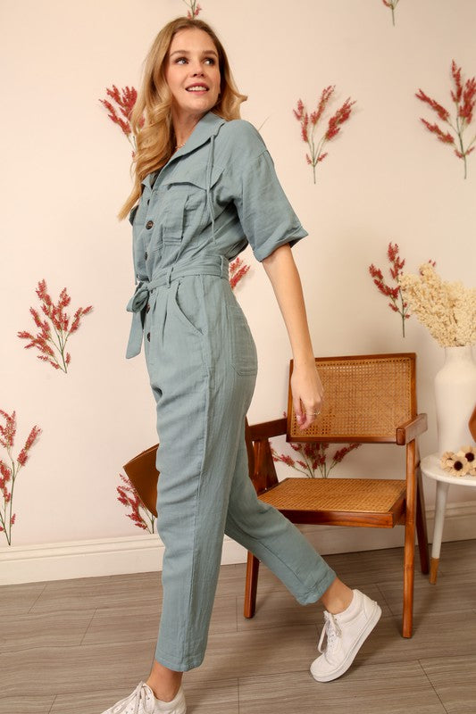 Casual Jumpsuit With Pockets