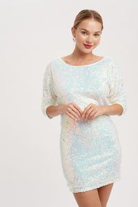 Sparkling Shine Mini Knit Dress